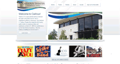 Desktop Screenshot of caillouxtheater.com